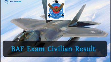 Bangladesh Air Force Civilian Exam Result
