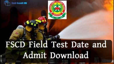 FSCD Field Test Date and Admit Download