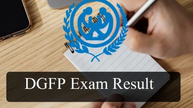 DGFP Exam Result