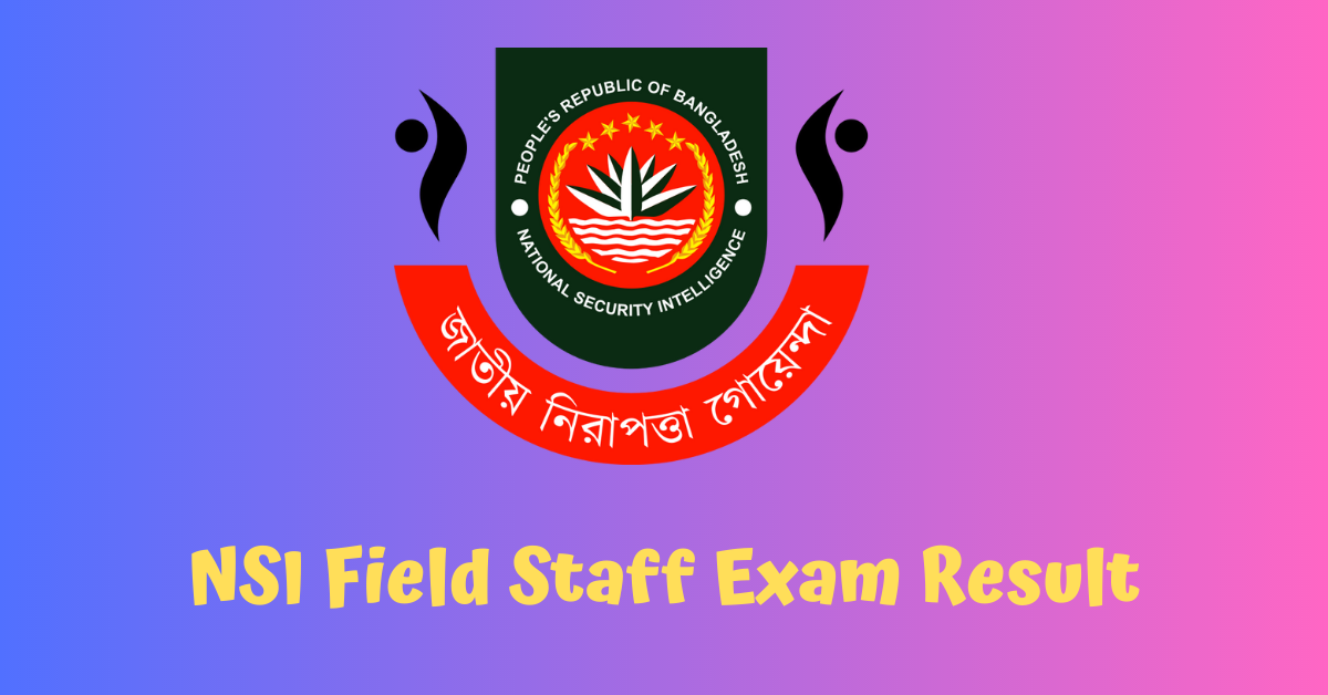 NSI Field Staff Exam Result 2023