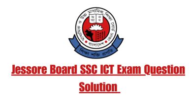 Jessore Board SSC ICT Exam Question Solution 2024 pdf