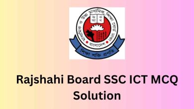 Rajshahi Board SSC ICT MCQ Solution 2024