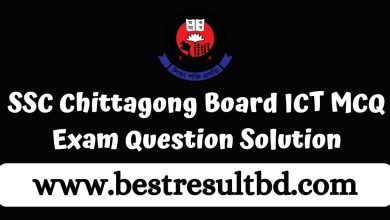 SSC Chittagong Board ICT MCQ Exam Question Solution 2024