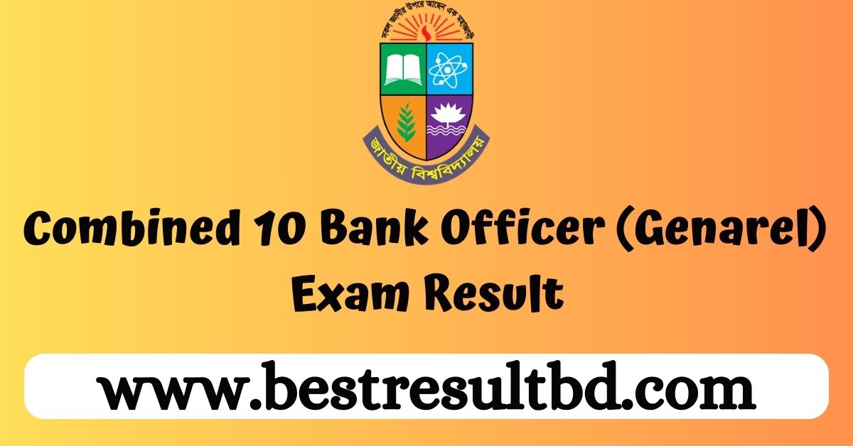 Combined 10 Bank Officer Exam Result 2024